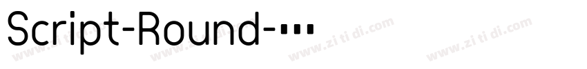 Script-Round字体转换