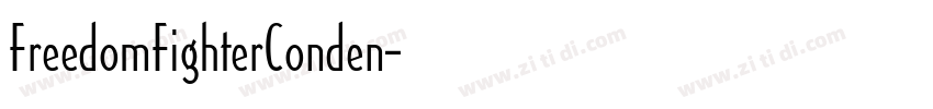 FreedomFighterConden字体转换