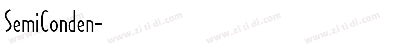 SemiConden字体转换