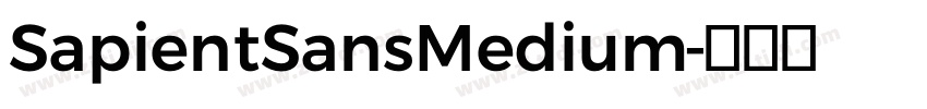 SapientSansMedium字体转换