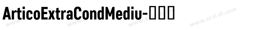 ArticoExtraCondMediu字体转换
