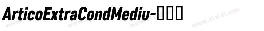 ArticoExtraCondMediu字体转换