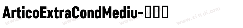 ArticoExtraCondMediu字体转换