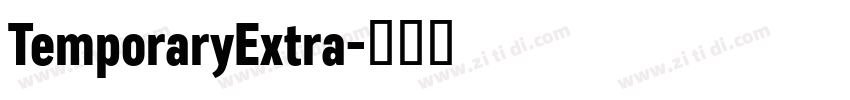 TemporaryExtra字体转换