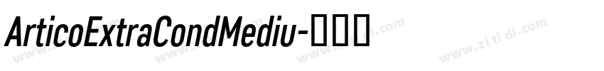 ArticoExtraCondMediu字体转换