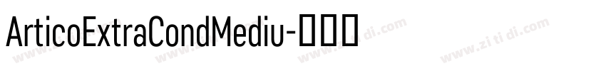 ArticoExtraCondMediu字体转换