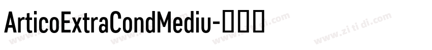 ArticoExtraCondMediu字体转换