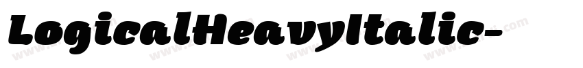 LogicalHeavyItalic字体转换