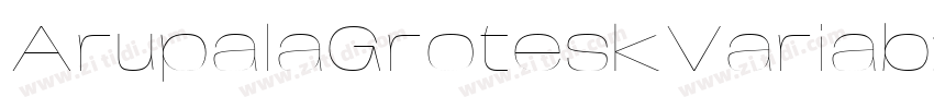 ArupalaGroteskVariab字体转换