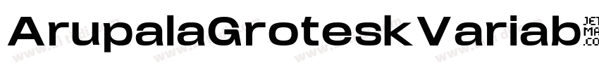 ArupalaGroteskVariab字体转换