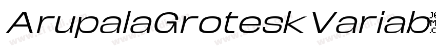 ArupalaGroteskVariab字体转换