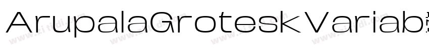 ArupalaGroteskVariab字体转换
