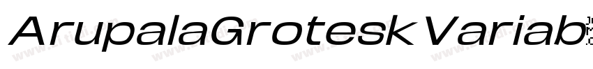 ArupalaGroteskVariab字体转换