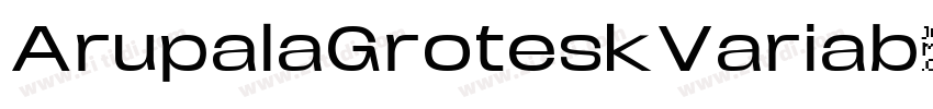 ArupalaGroteskVariab字体转换