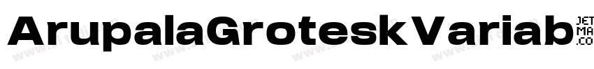 ArupalaGroteskVariab字体转换