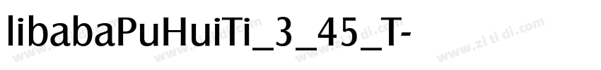 libabaPuHuiTi_3_45_T字体转换
