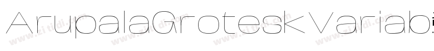ArupalaGroteskVariab字体转换