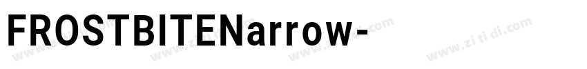 FROSTBITENarrow字体转换