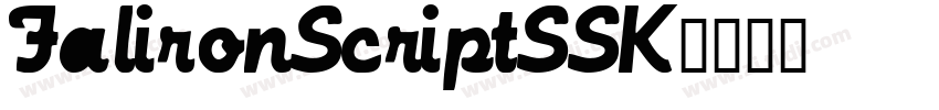 FalironScriptSSK字体转换