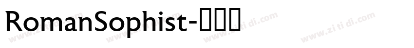RomanSophist字体转换