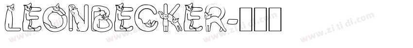 LeonBecker字体转换