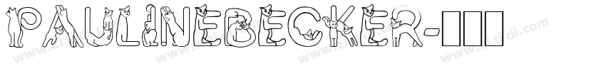 PaulineBecker字体转换