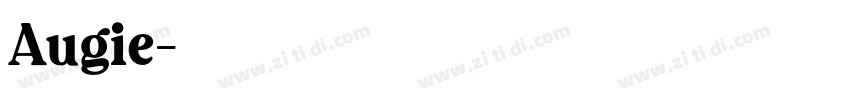 Augie字体转换