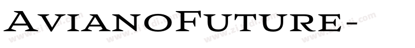 AvianoFuture字体转换