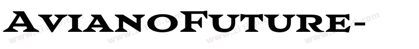 AvianoFuture字体转换