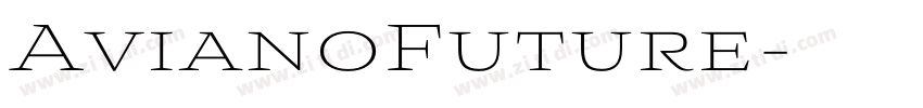 AvianoFuture字体转换