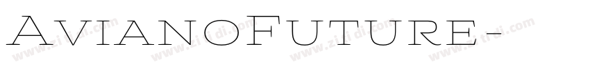 AvianoFuture字体转换