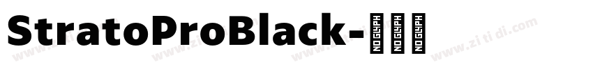 StratoProBlack字体转换