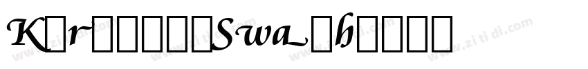 KirimomiSwash字体转换