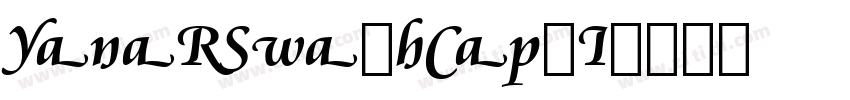 YanaRSwashCapsI字体转换