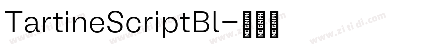 TartineScriptBl字体转换