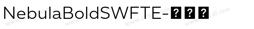 NebulaBoldSWFTE字体转换