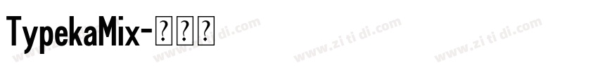 TypekaMix字体转换