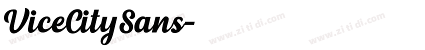 ViceCitySans字体转换