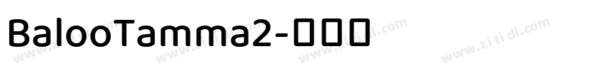 BalooTamma2字体转换