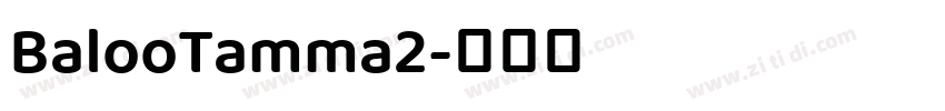 BalooTamma2字体转换