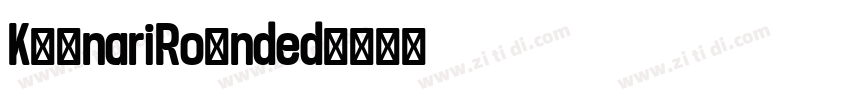 KuunariRounded字体转换
