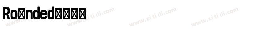 Rounded字体转换