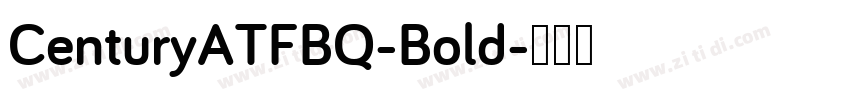 CenturyATFBQ-Bold字体转换