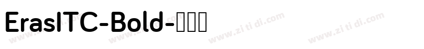 ErasITC-Bold字体转换