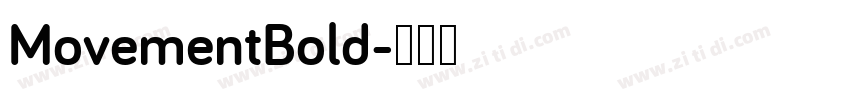 MovementBold字体转换