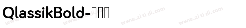 QlassikBold字体转换