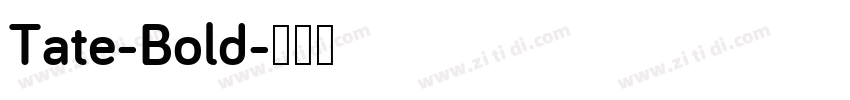 Tate-Bold字体转换