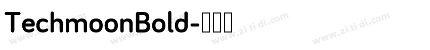 TechmoonBold字体转换