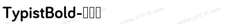 TypistBold字体转换