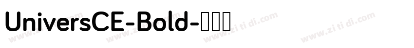 UniversCE-Bold字体转换
